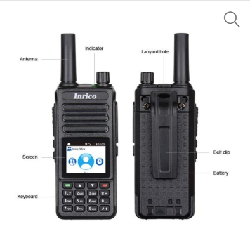 T290 long range network walkie talkie 3G PTT radio wi-fi internet with SIM Card – Inrico T290
