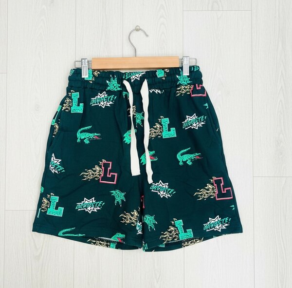Shorts Lacoste imprimé crocodile