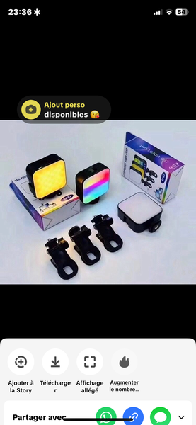 Lampe LED Multicolore Portable