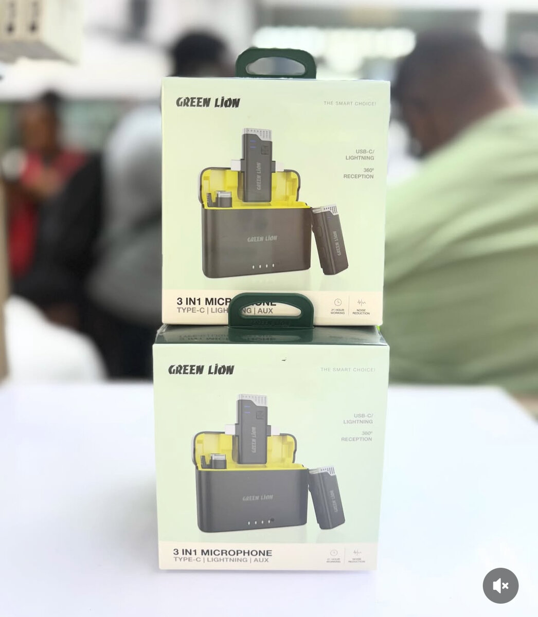 Microphone 3-en-1 Green Lion