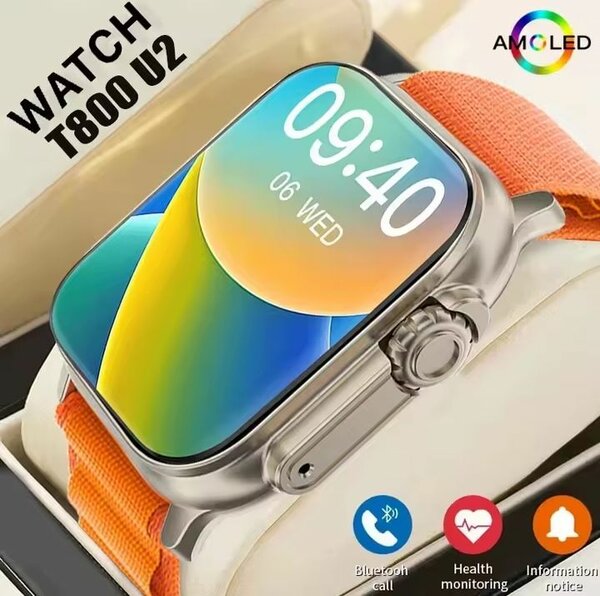 Montre connectée T800 U2 AMOLED
