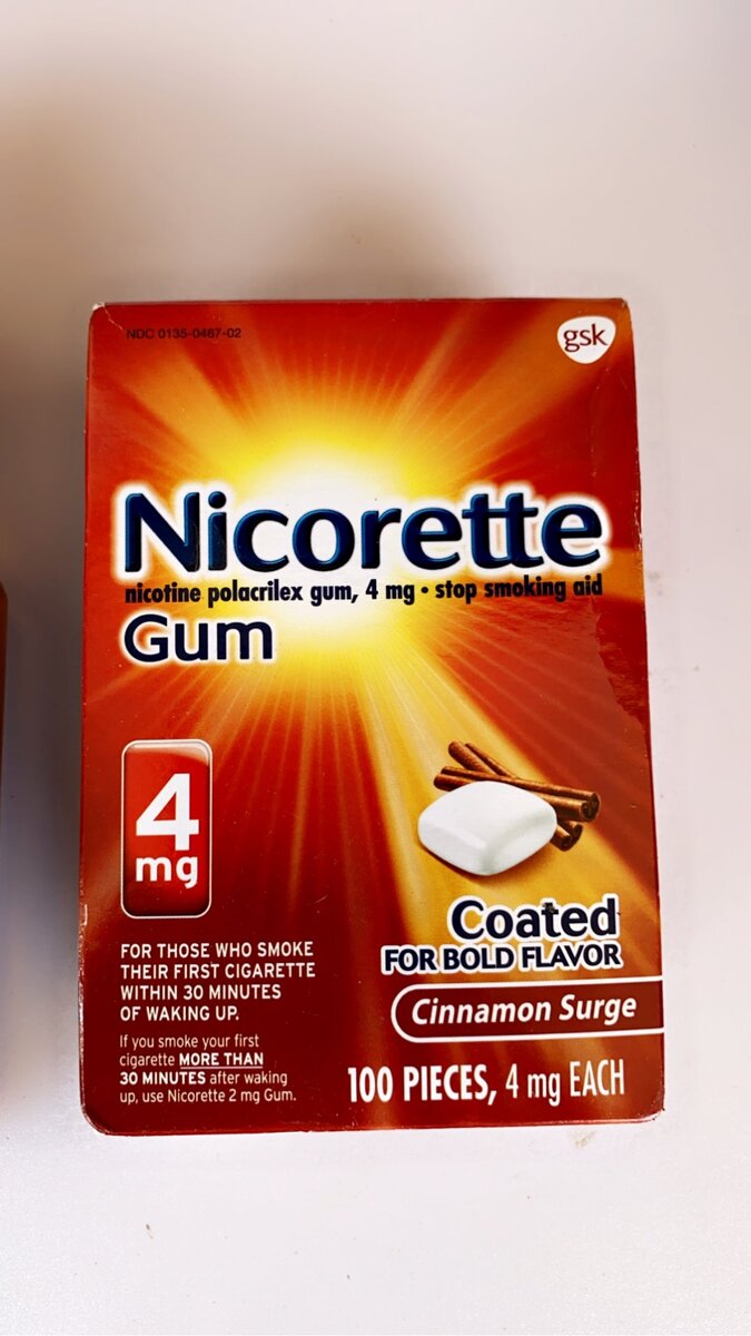 Nicorette gum