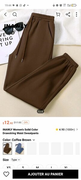 Jogging shein deux à 5500