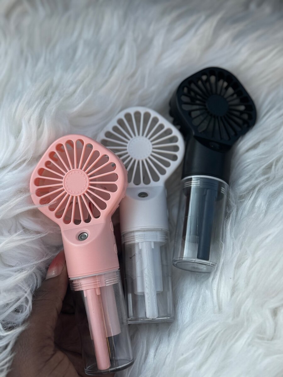Mini hand spray fan