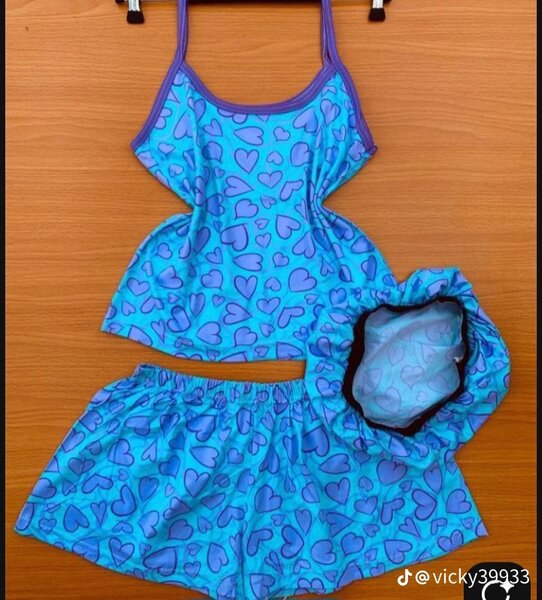 Pyjama 3 pièces en coton