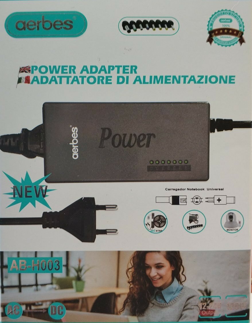 Chargeur Dé Décodeur Ordinateur Portable12 à 24V