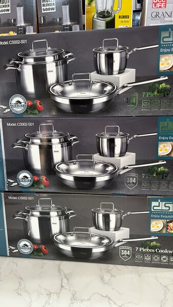 stainless steel cookware set