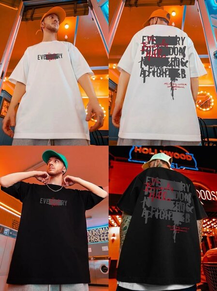 T-shirt unisexe graphique tendance