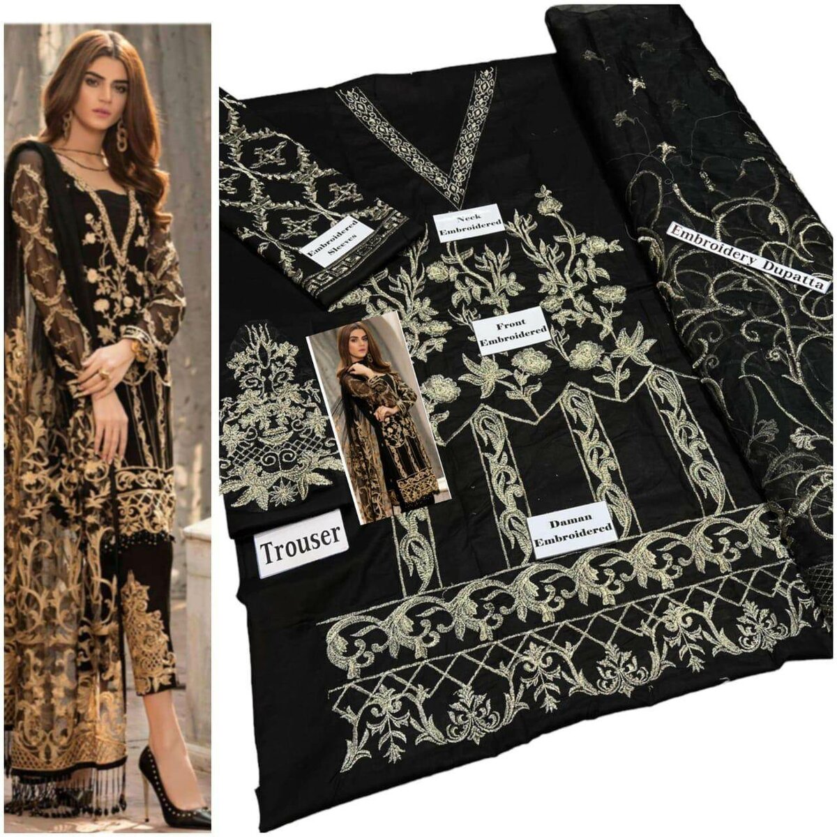 Khaddar 3 Peace Suit