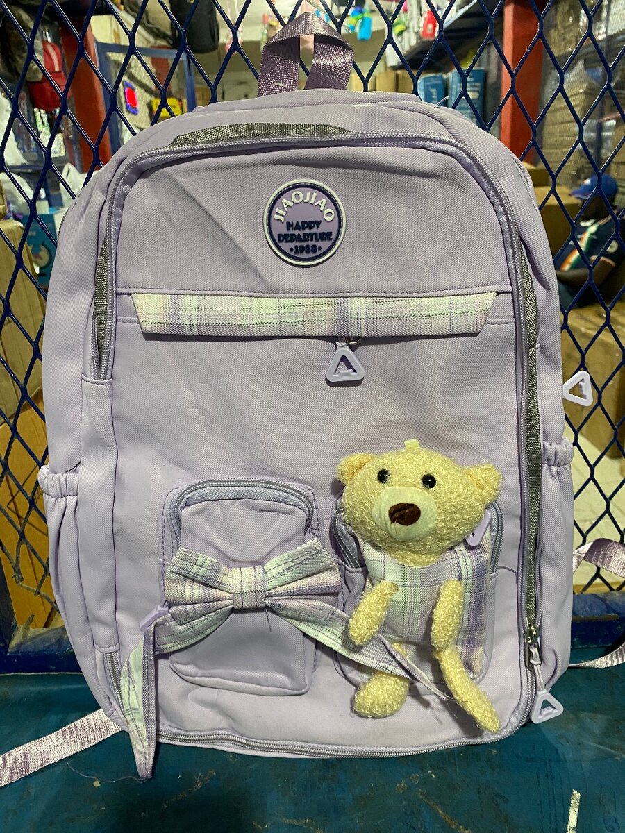 Sac à dos avec ours en peluche