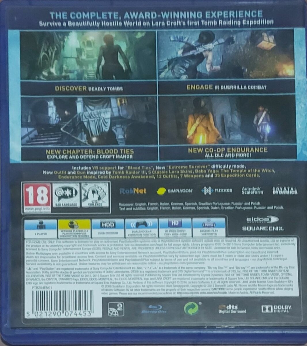 Cd ps4 (Tomb Raider)