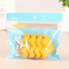 Éponges de nettoyage zigzag