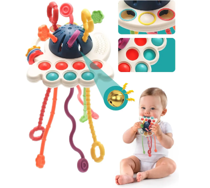 Pull Strip Teether / 6mths+