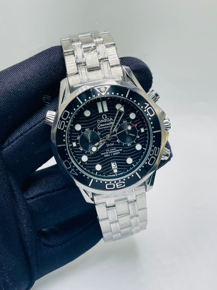 Montre Chronographe en Acier