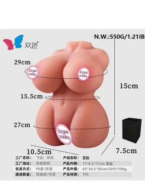 Masturbateur réaliste TPE