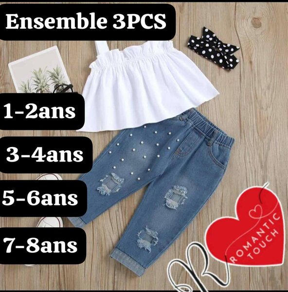 Ensemble 3 pièces pour fille