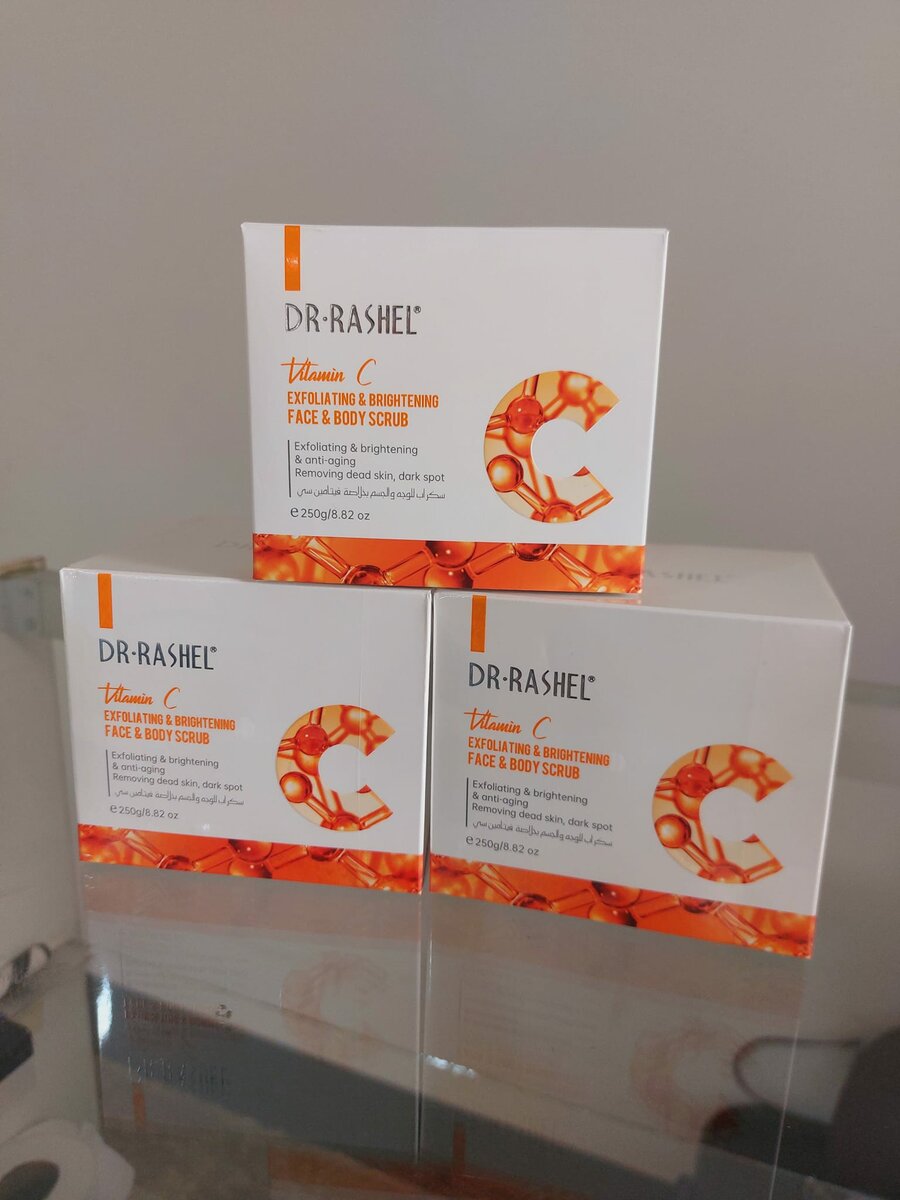 Dr. Rashel vitamin C body and face scrub