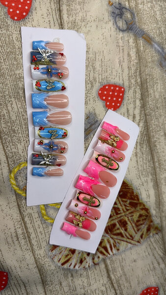 Ongles Pression Colorés