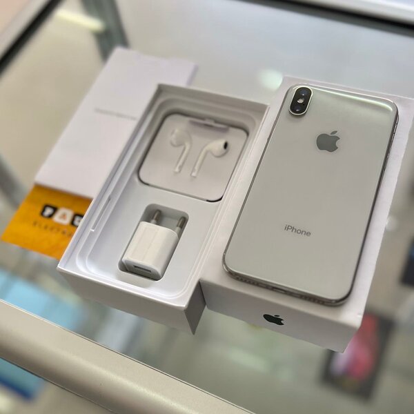 iPhone X in white color