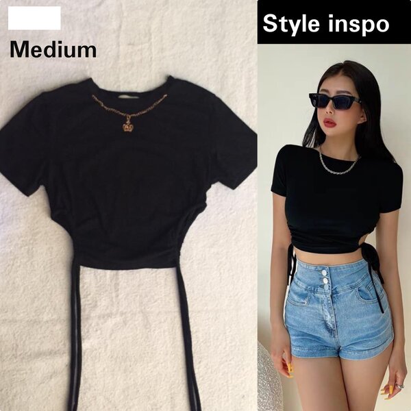 Salaula crop tops and tops