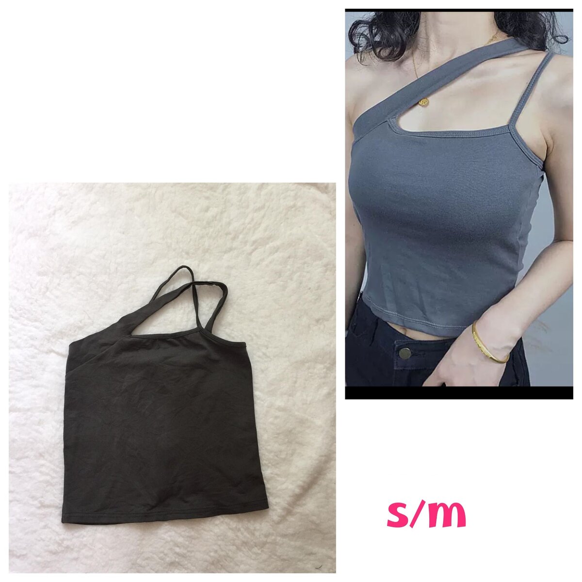 Salaula crop tops and tops