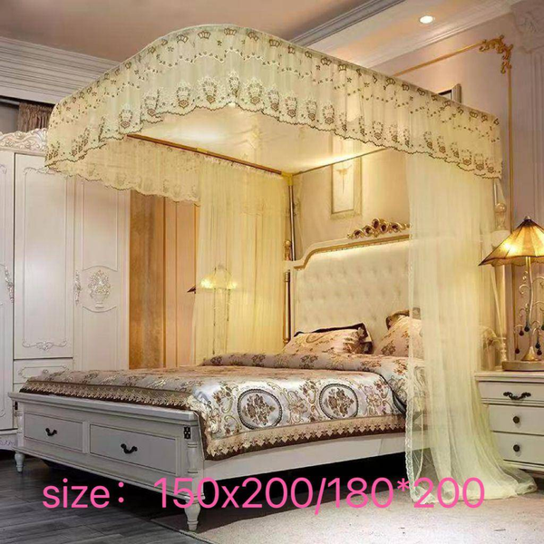 Egyptian yellow mosquito nets