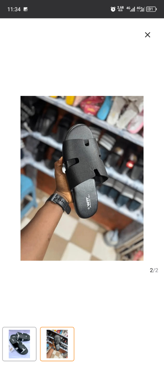 Sandales noires unisexes confortables