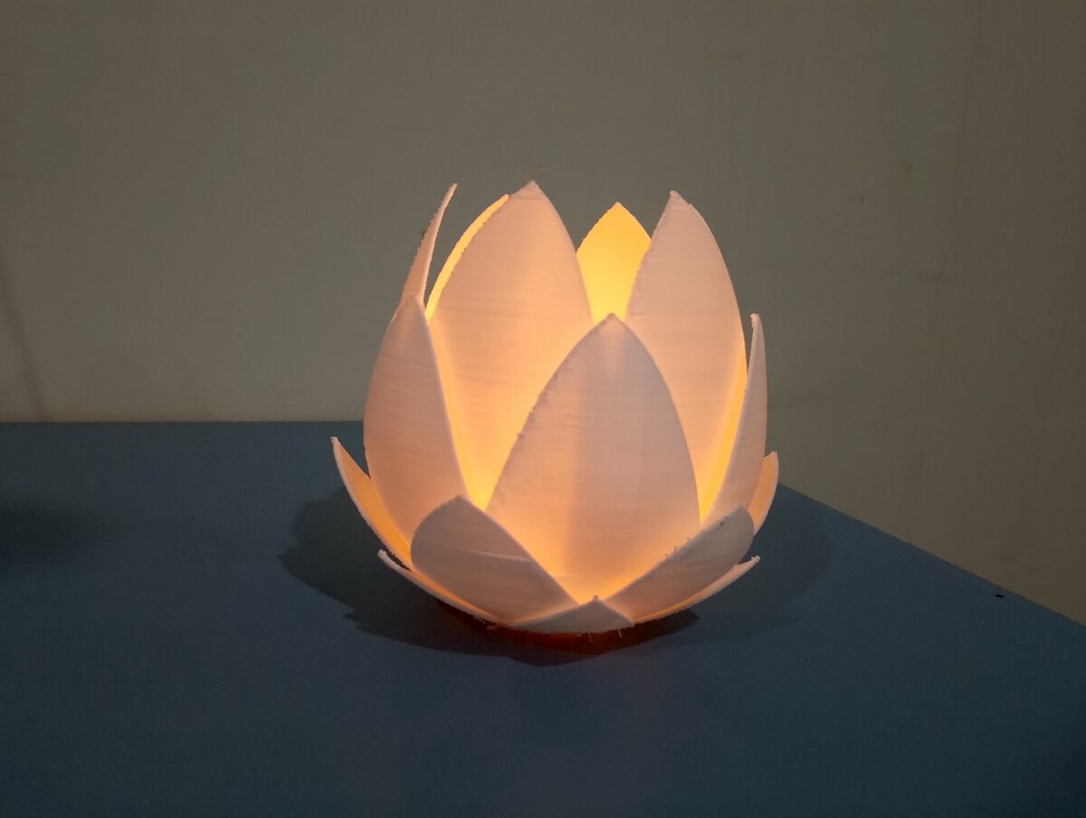 Flower tealight