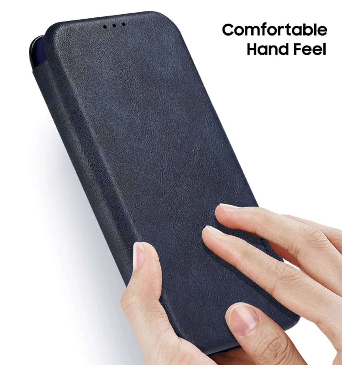Coque Folio Cuir Noir 17 pro m