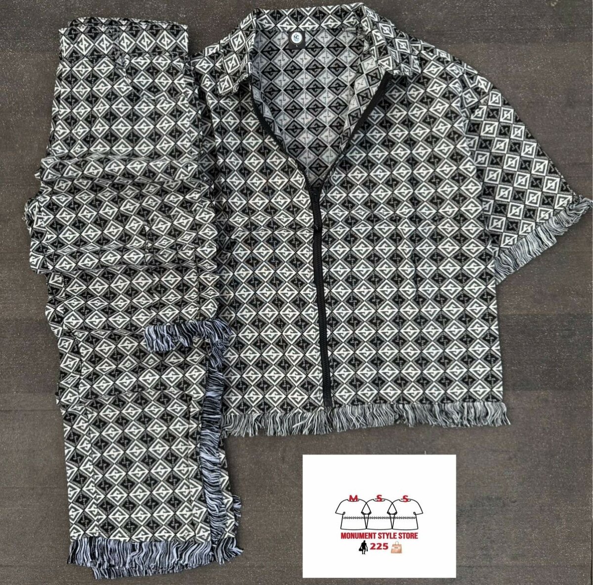 Pyjama en velours unique