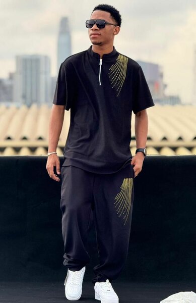 Ensemble sport chic noir