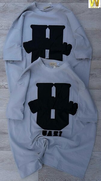 Robe oversize imprimée