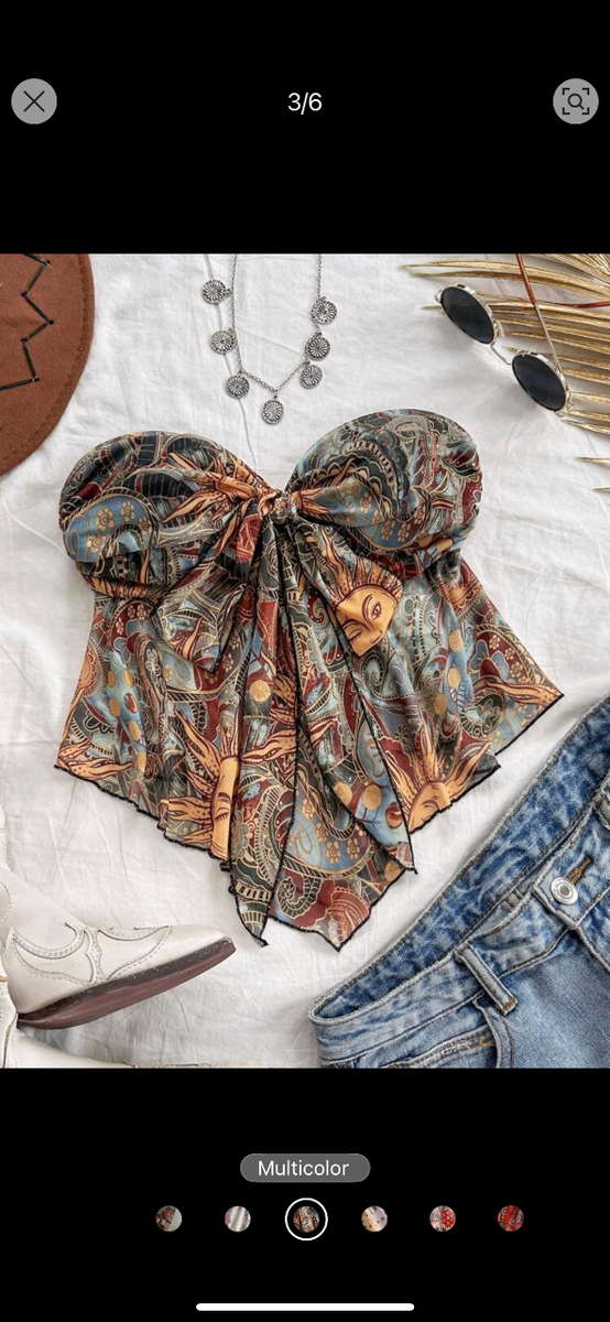 Graphic print top
