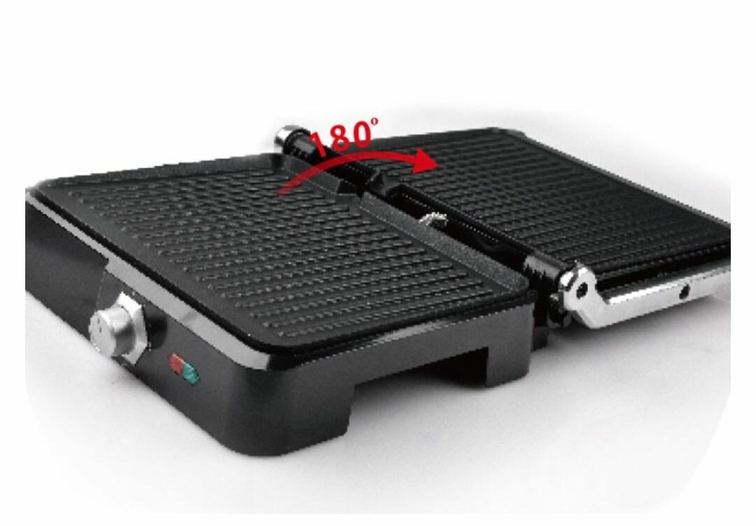 2800W 90° & 180° OPENING NON-STICK COATING GRILL