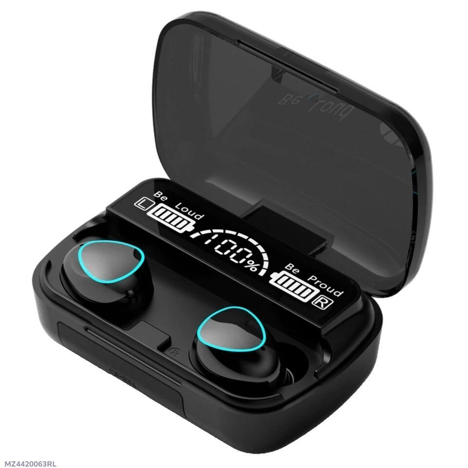 Wireless earbuds with digital display (black ) airpods earph