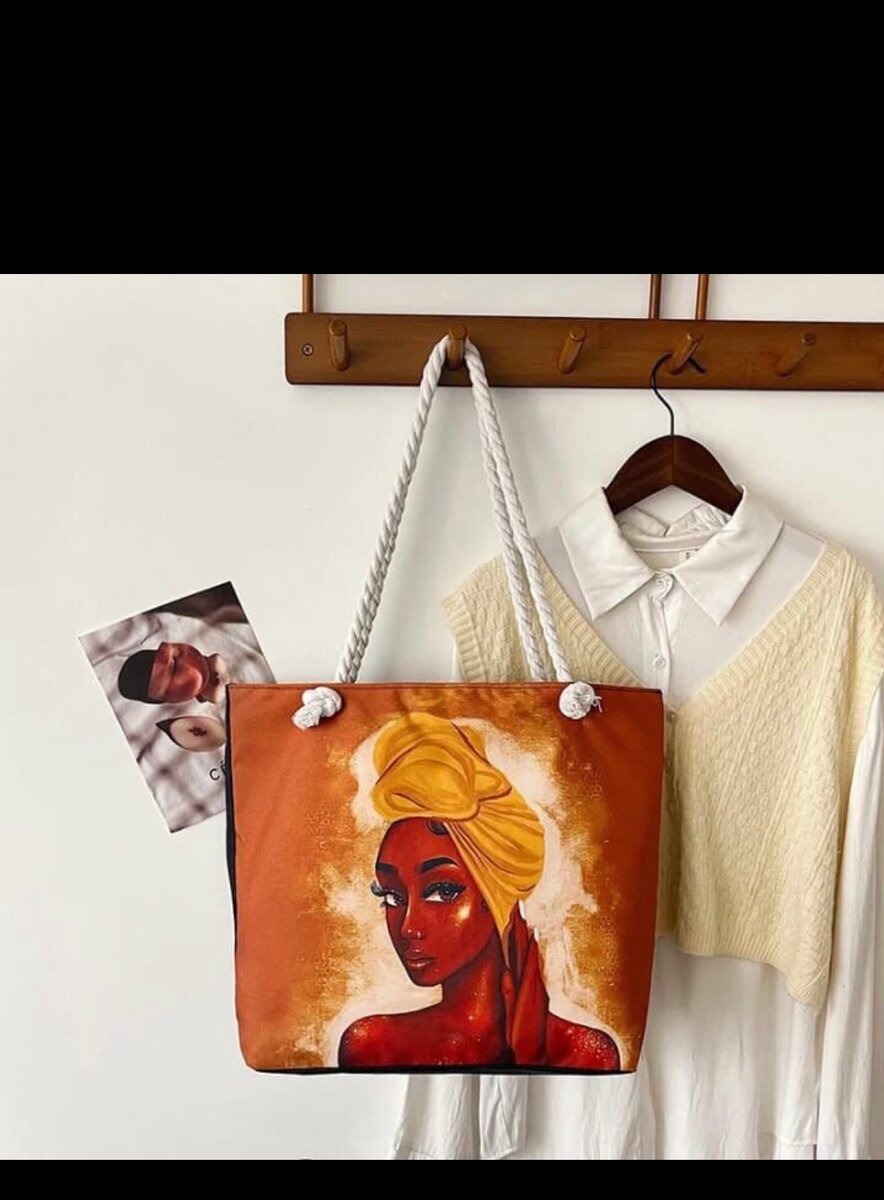 Sac cabas illustré chic