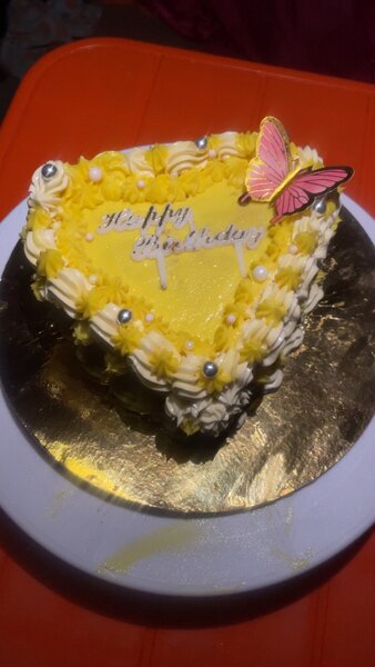 Gâteau d'anniversaire cœur