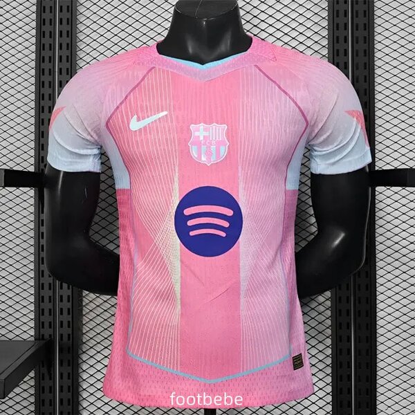 Maillot de football rose