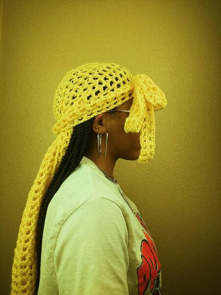 Élégant bonnet crochet