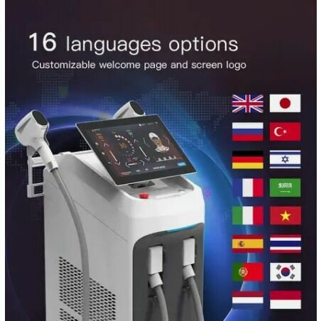 Appareil d'épilation laser multilingue