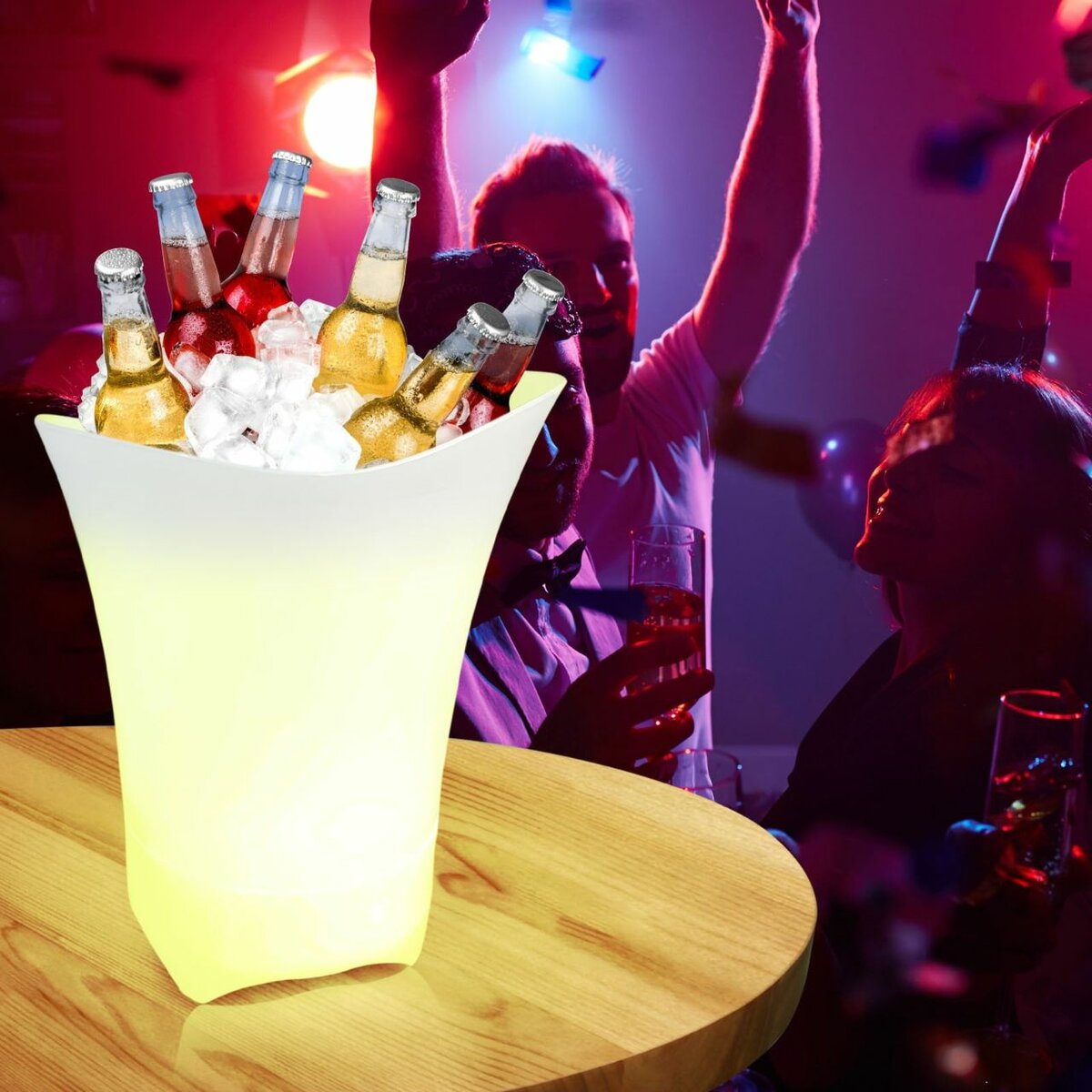 Seau à Glace LED Éclairant