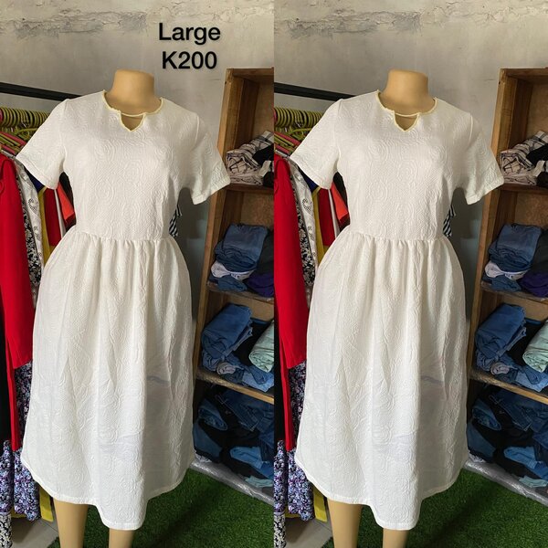 Stylish and high-quality women's dress white