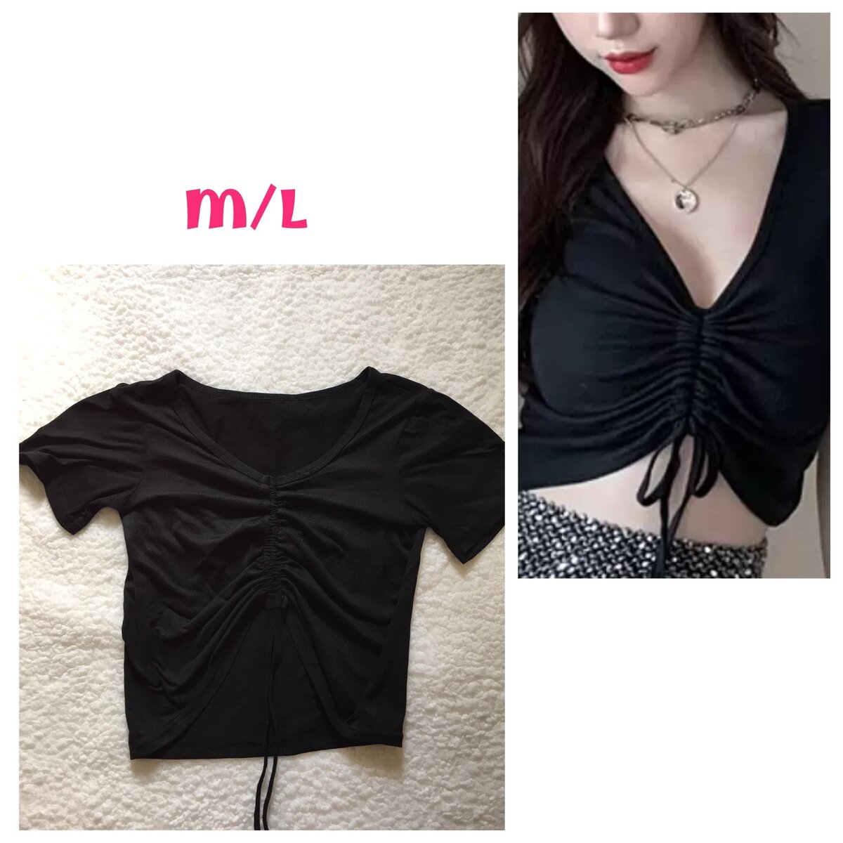 Salaula crop tops and tops