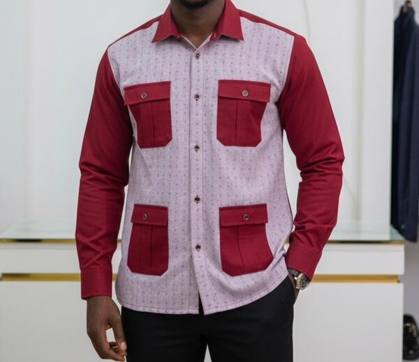 Chemise Poche Style Africain