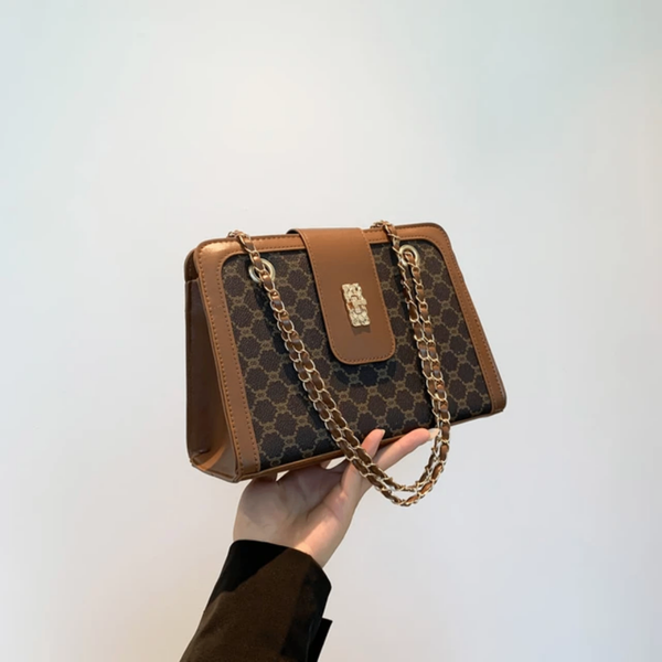 Sac à main chic chaîne dorée