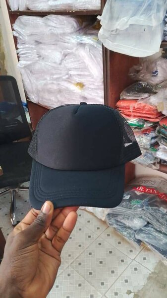 Casquette filet Blanc/Noir