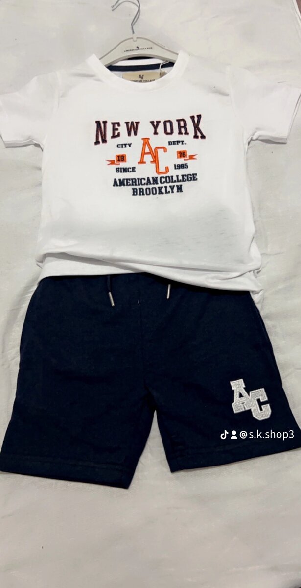 Ensemble mix 💯coton Américain Collège