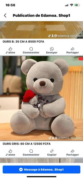 Peluche doudou