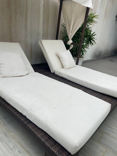 Double transat avec auvent