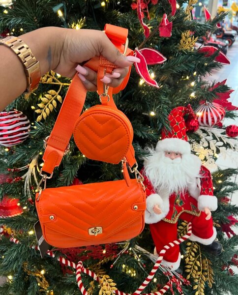 Orange handbag